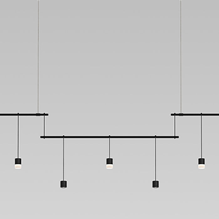 Suspenders®Offset Linear LED Pendant Light in Detail.