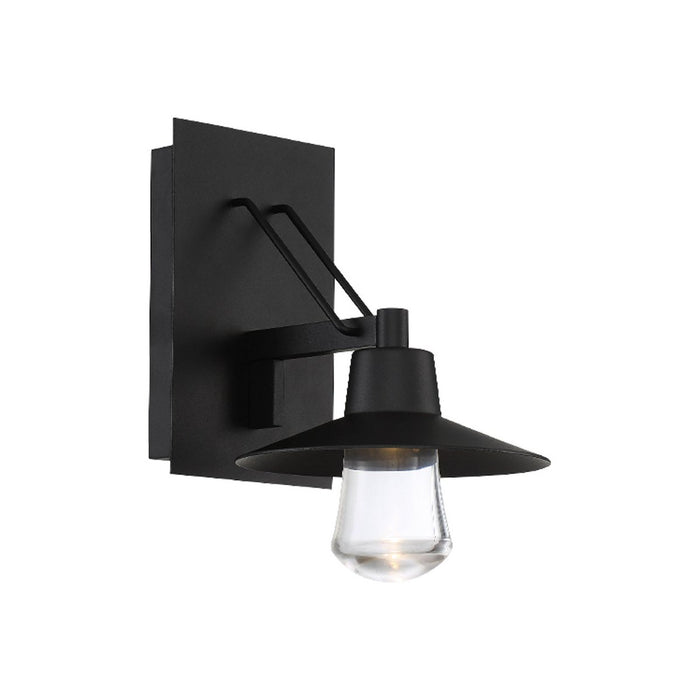 Suspense Outdoor LED Wall Light in Small/Black.