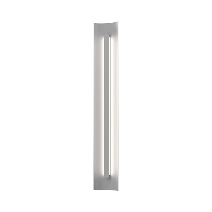 Tairu™ Outdoor LED Wall Light in Large/Textured Gray.