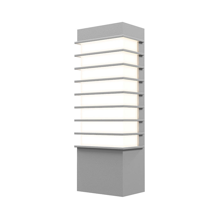 Tawa™ Outdoor LED Wall Light in Textured Gray/13" Slim.