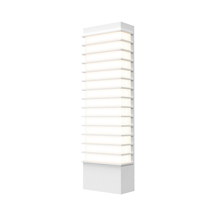 Tawa™ Outdoor LED Wall Light in Textured White/21".