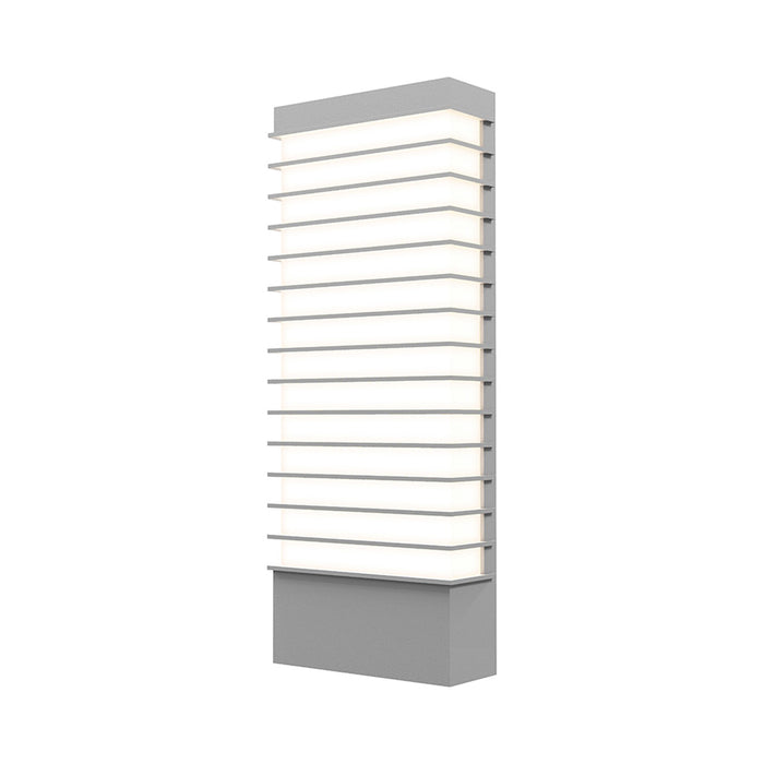 Tawa™ Outdoor LED Wall Light in Textured Gray/21" Wide.