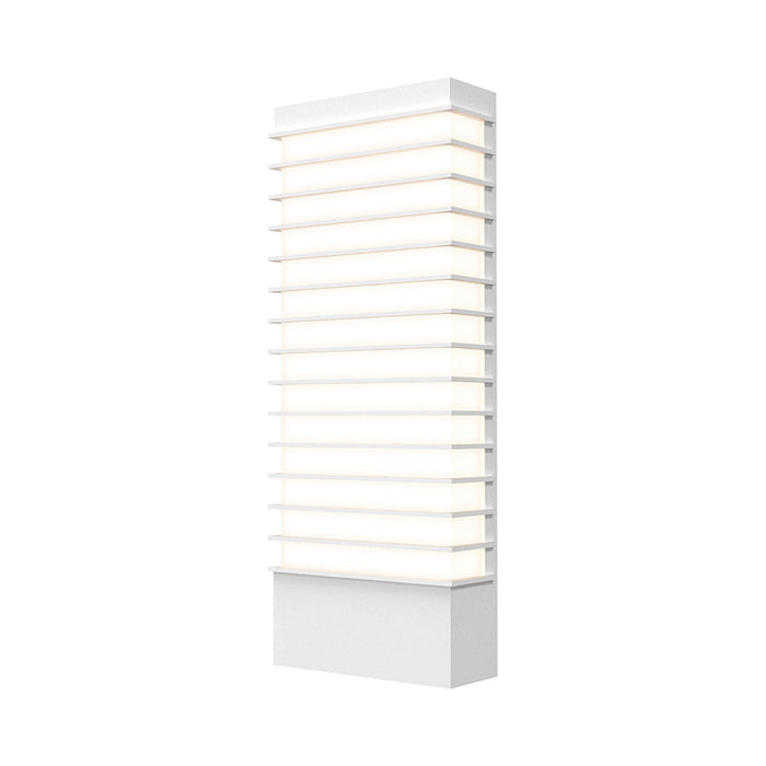 Tawa™ Outdoor LED Wall Light in Textured White/21" Wide.