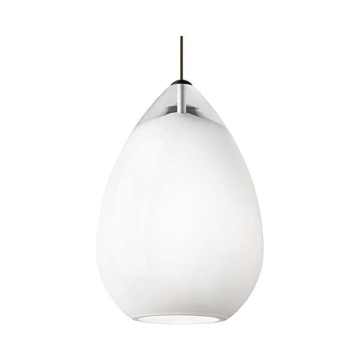 Alina Grande Pendant Light in White.