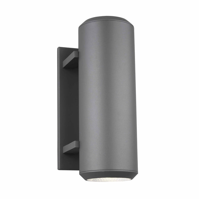 Aspenti Outdoor LED Wall Light in Small/Charcoal.