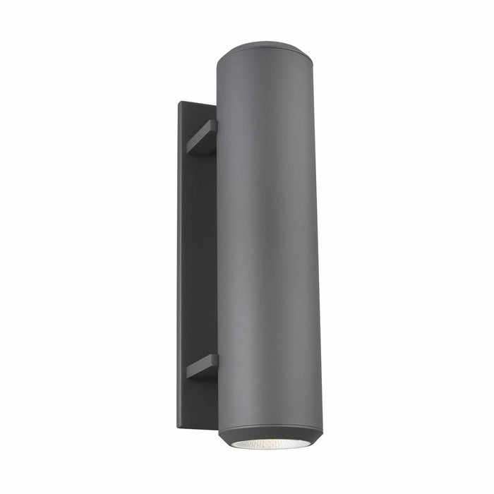 Aspenti Outdoor LED Wall Light in Large/Charcoal.