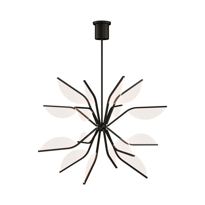 Belterra LED Globe Chandelier in Small/Matte Black.