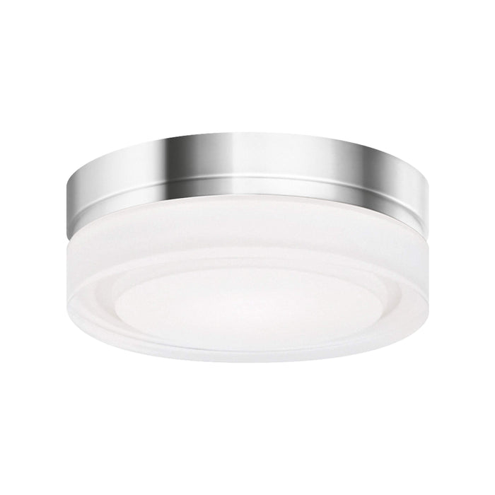 Cirque LED Flush Mount Ceiling Light in Chrome (Small).