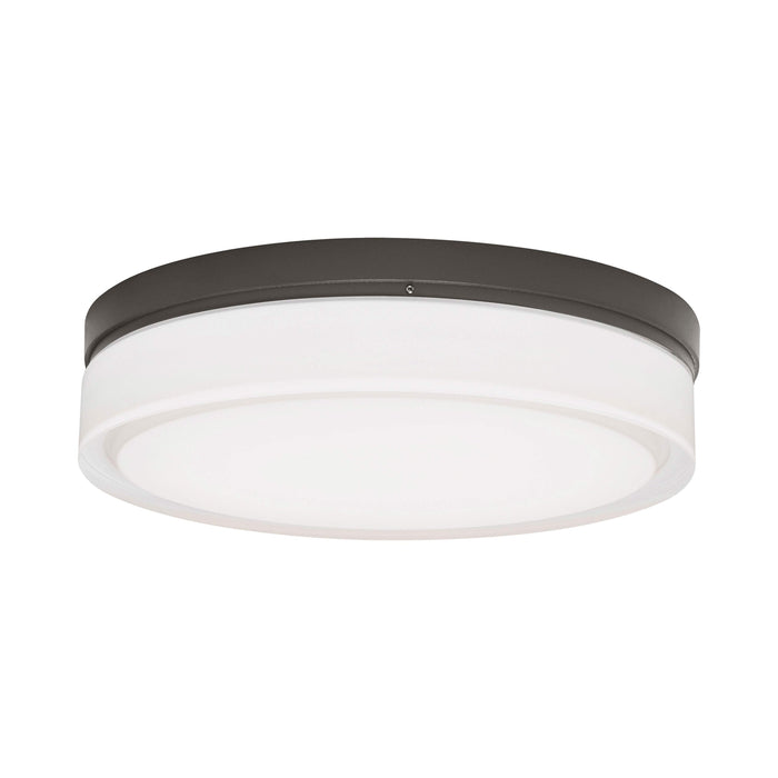 Cirque Outdoor Flush Mount Ceiling Light in Bronze (Large).
