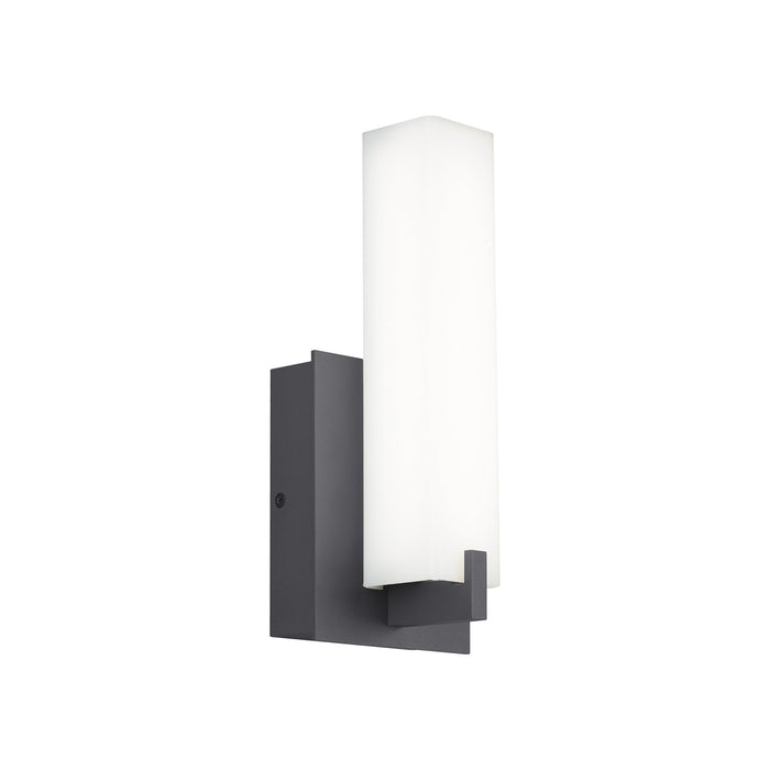 Cosmo Outdoor LED Wall Light in Small/Charcoal.