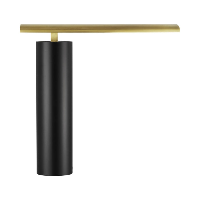 Kadia LED Table Lamp in Natural Brass.