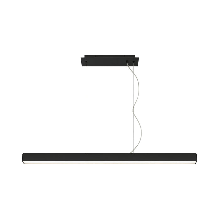 Knox LED Linear Suspension Light in Black.