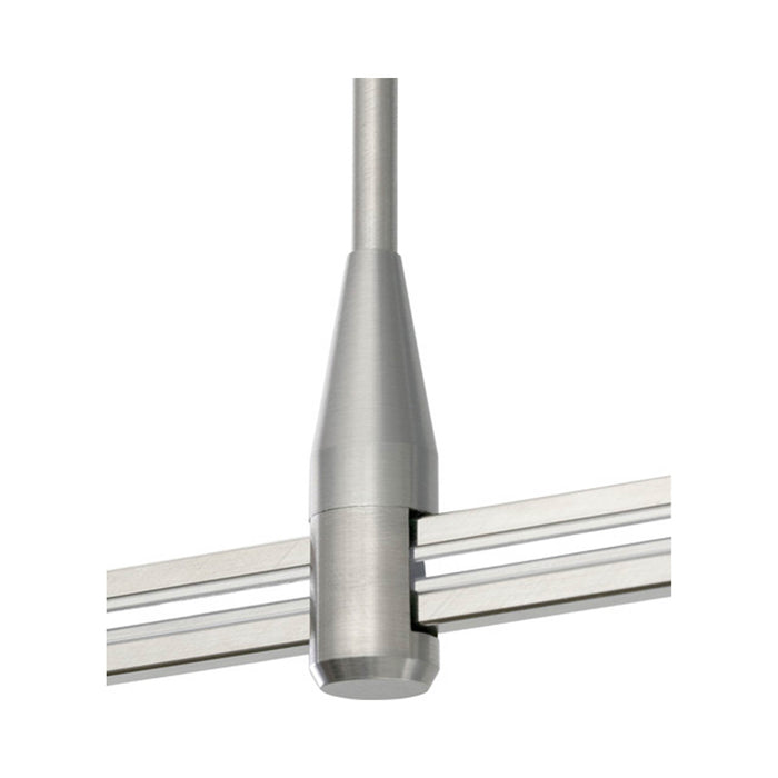 MonoRail Rigid Standoff in Satin Nickel.