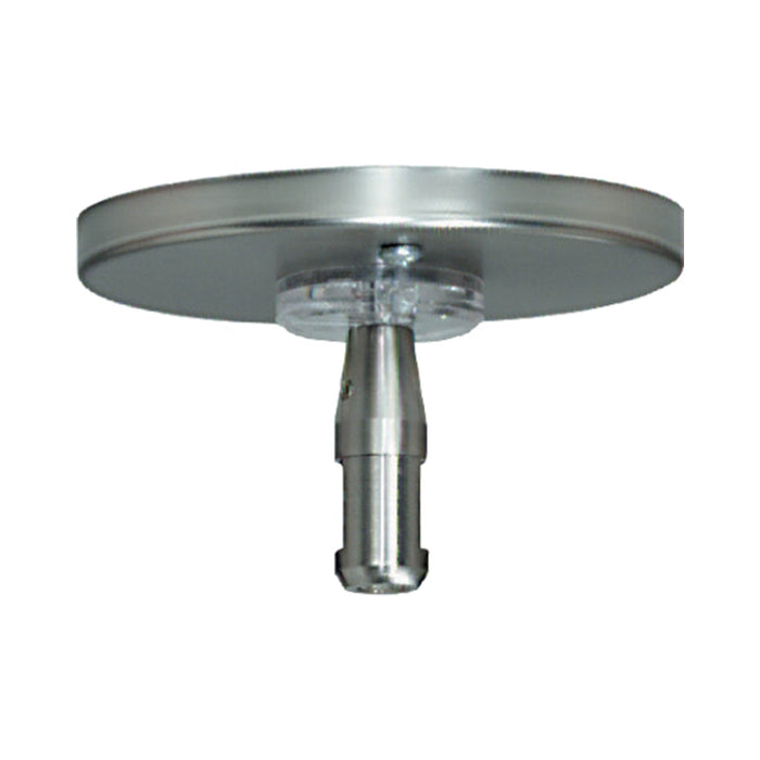 MonoRail Single-Feed Power Feed Canopy in Large/Satin Nickel.