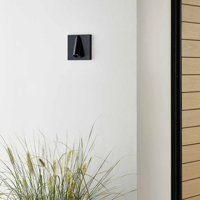 Ponte Outdoor LED Wall Light in Outside Area.