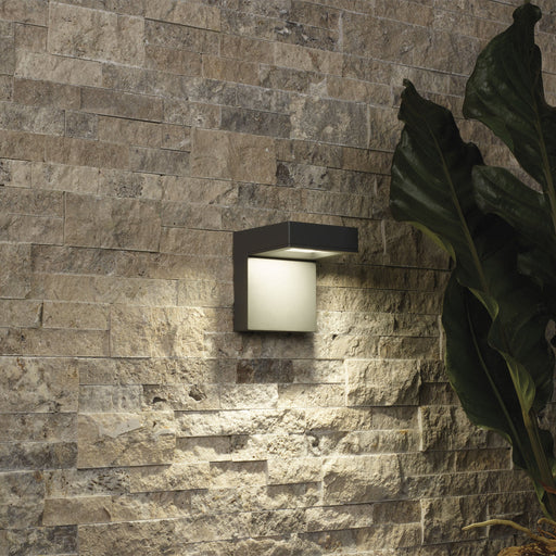 Taag 6 Outdoor LED Wall Light in Outside Area.