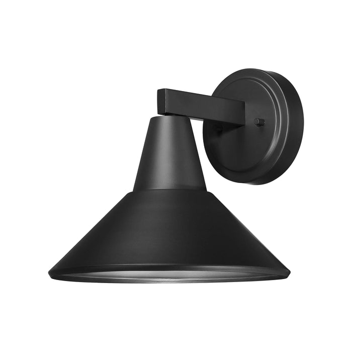 Bay Crest Outdoor Wall Light in Black (Large).