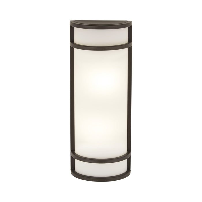 Bay View Outdoor Wall Light in Oil Rubbed Bronze (20-Inch/E26 Medium Base).