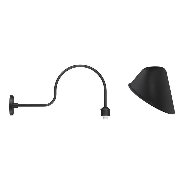 RLM Outdoor Wall Light in Sand Coal (15.75-Inch).