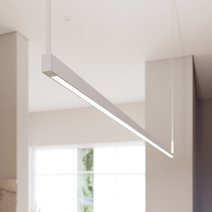 Thin-Line™ LED Pendant Light in dining room.