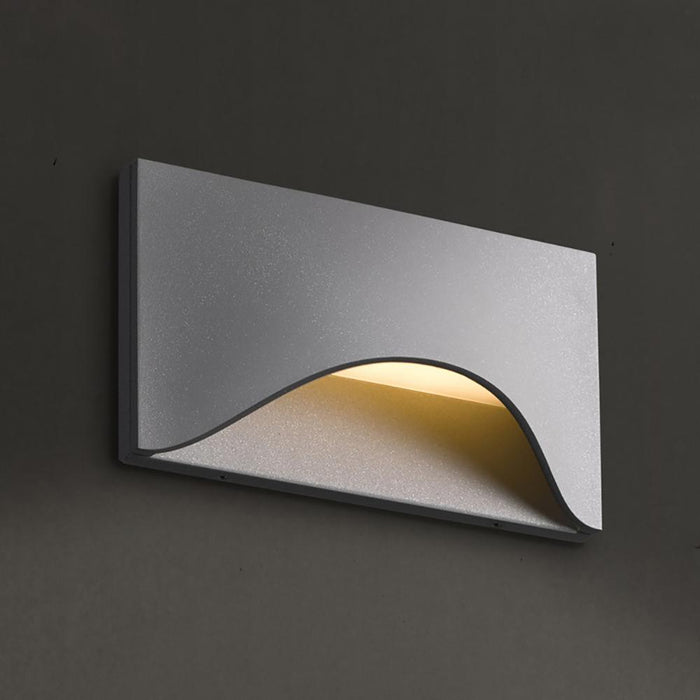 Tides High Outdoor LED Wall Light in Detail.