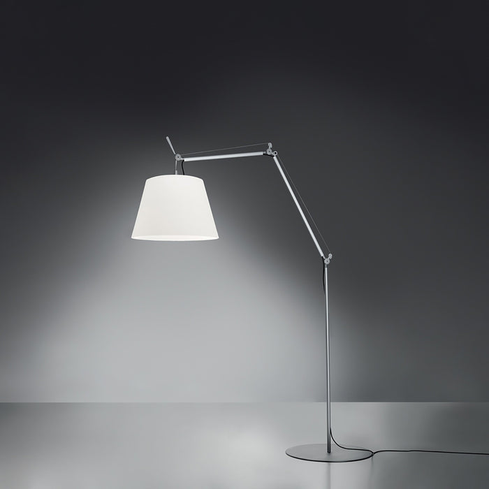 Tolomeo Mega Outdoor LED Floor Lamp in White.