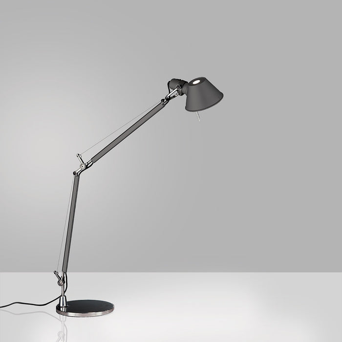 Tolomeo Midi LED Table Lamp in Anthracite/Table Base.