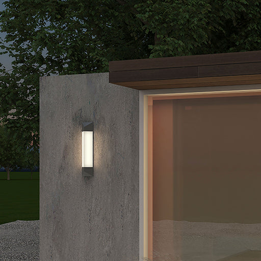Triform Outdoor LED Wall Light in outdoor.