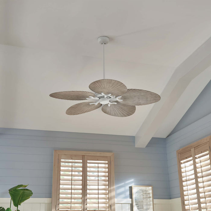 Tropic Air Ceiling Fan in living room.