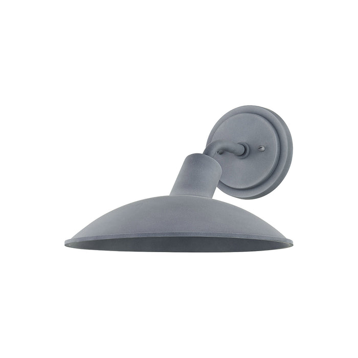 Otis Outdoor Wall Light in Weathered Zinc (Small).