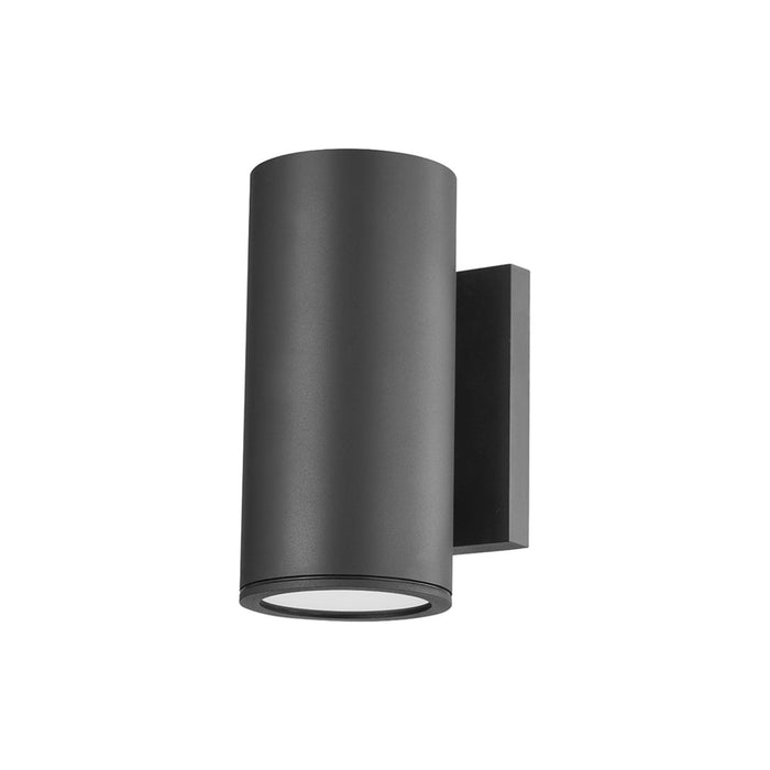 Perry Outdoor Wall Light in Textured Black (1-Light).