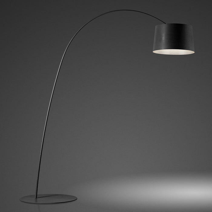Twiggy LED Floor Lamp in Black.