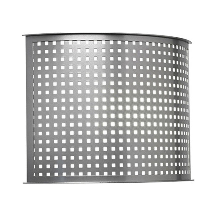 Clarus Wall Light in Squares/Satin Pewter.