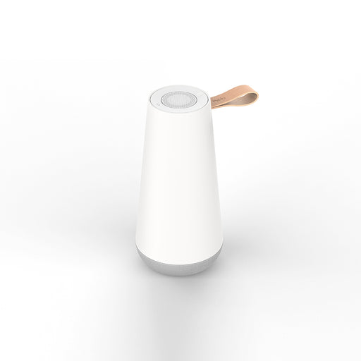 UMA LED Mini Sound Lantern in White.