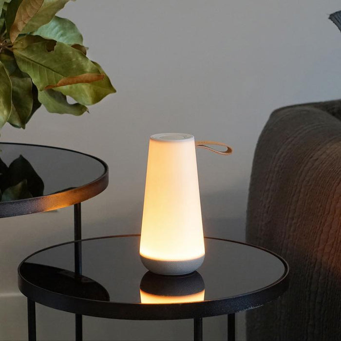 UMA LED Mini Sound Lantern in living room.