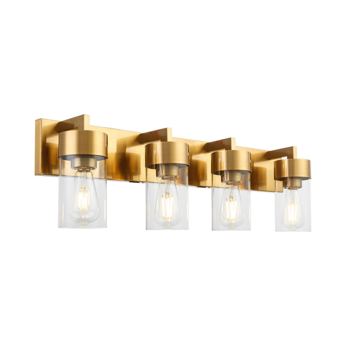 VL705 Vanity Wall Light in Aged Brass (4-Light).