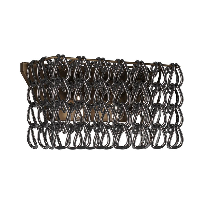 Minigiogali Wall Light in Crystal Black Nickel/Matt Bronze (9-Inch/20-Inch).