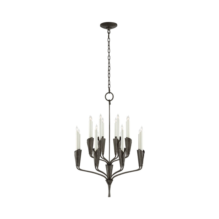 Aiden Chandelier in Aged Iron (Small).