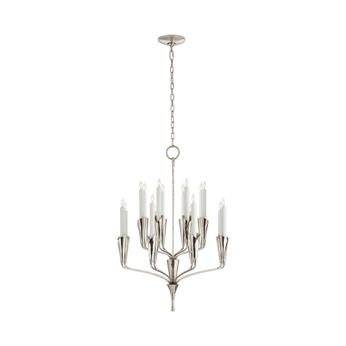 Aiden Chandelier in Polished Nickel (Small).