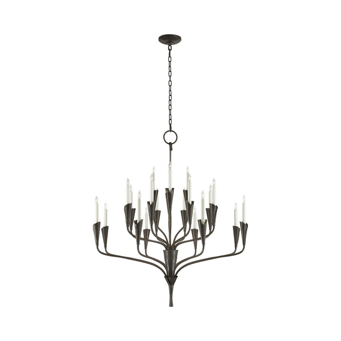 Aiden Chandelier in Aged Iron (Large).