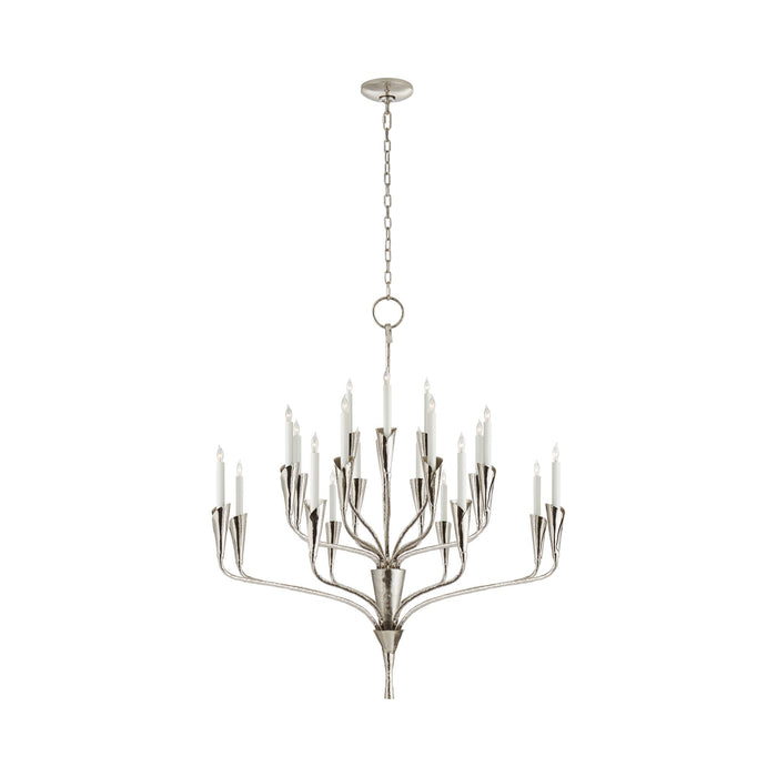 Aiden Chandelier in Polished Nickel (Large).