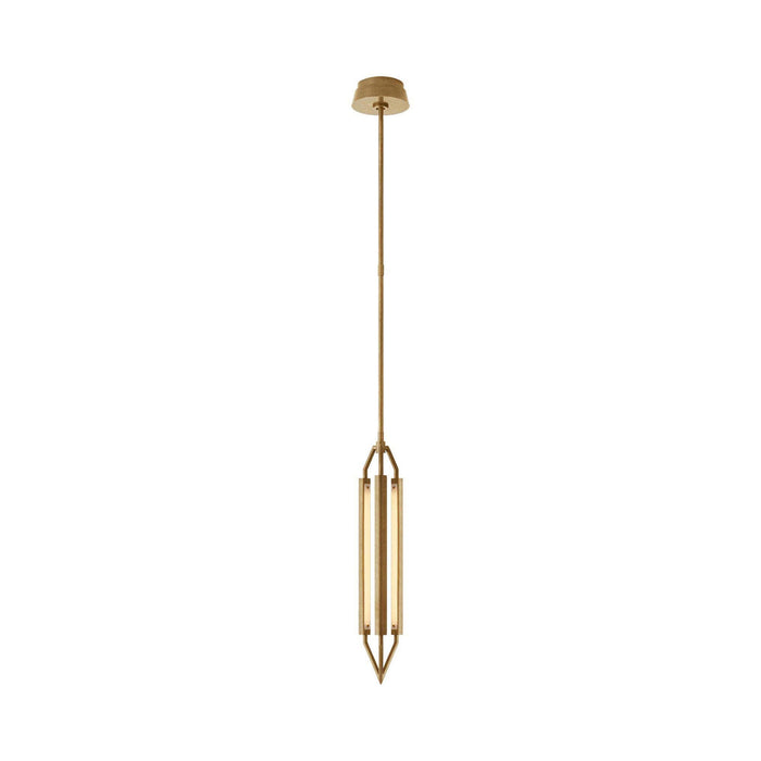Appareil LED Pendant Light in Antique-Burnished Brass (Small).