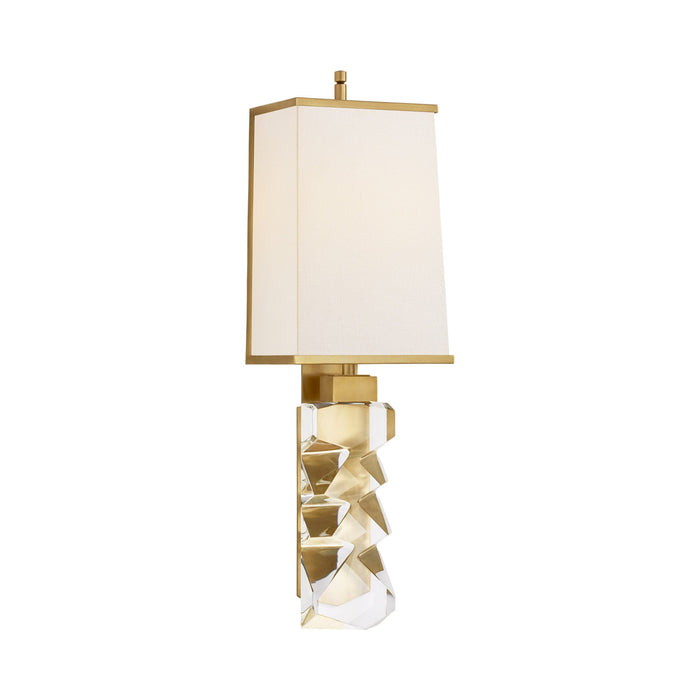 Argentino Wall Light in Hand-Rubbed Antique Brass.