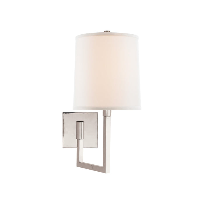 Aspect Wall Light in Polished Nickel (Small).