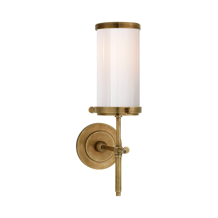 Bryant Bath Wall Light in Hand-Rubbed Antique Brass.