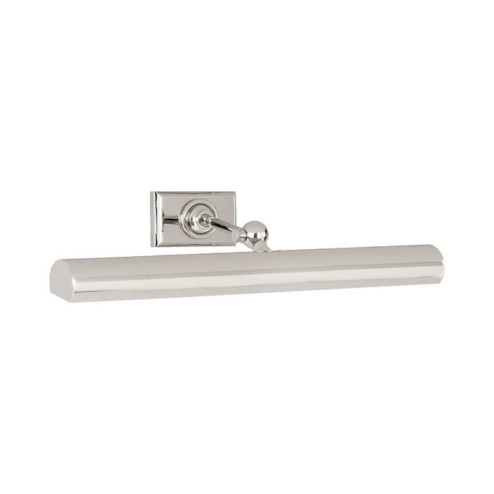 Cabinet Makers Picture Light in Polished Nickel (Medium).