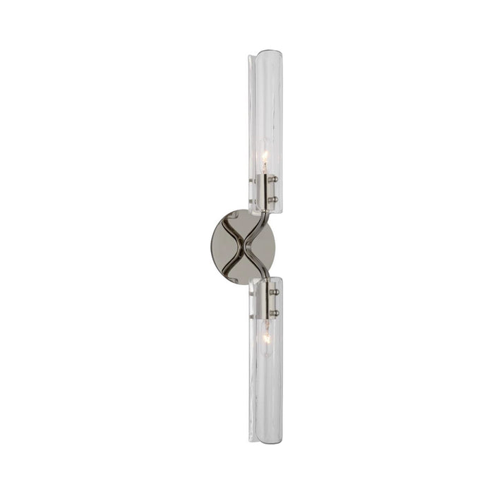 Casoria Vanity LED Wall Light in Polished Nickel.