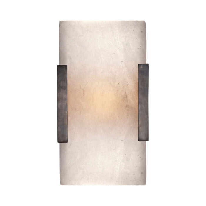 Covet LED Bath Wall Light in Wide/Bronze.