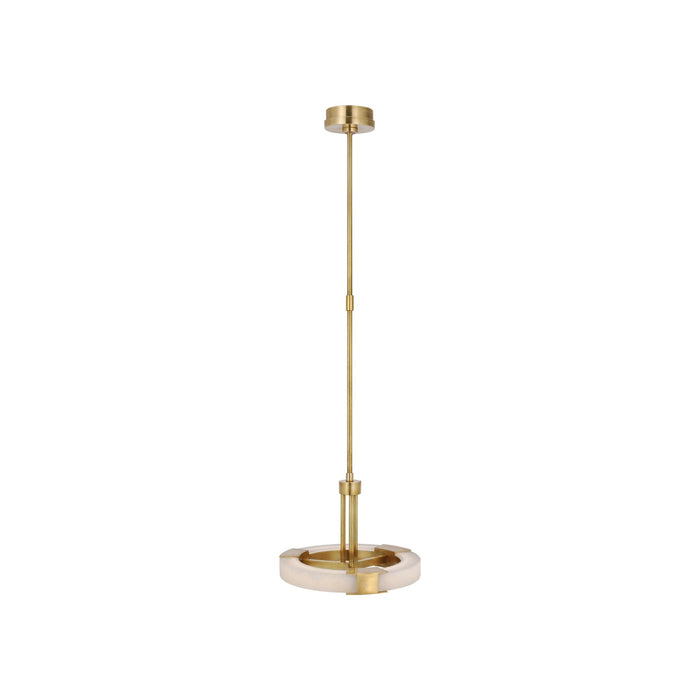 Covet Ring LED Chandelier in Antique-Burnished Brass (Small).