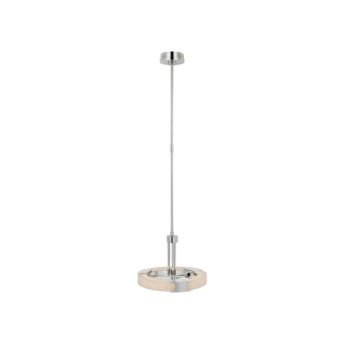 Covet Ring LED Chandelier in Polished Nickel (Small).